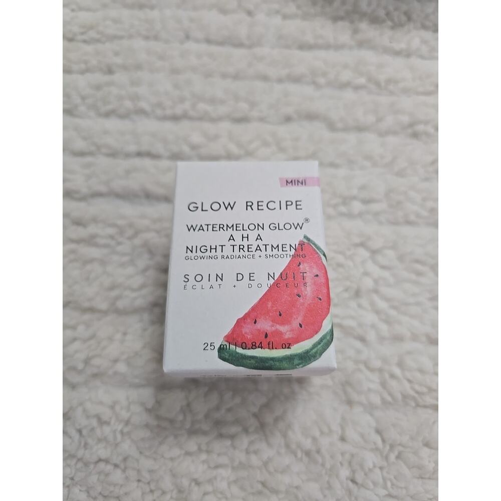 GLOW RECIPEWatermelon Glow AHA Night Treatment, 25ml / 0.84oz Travel Size